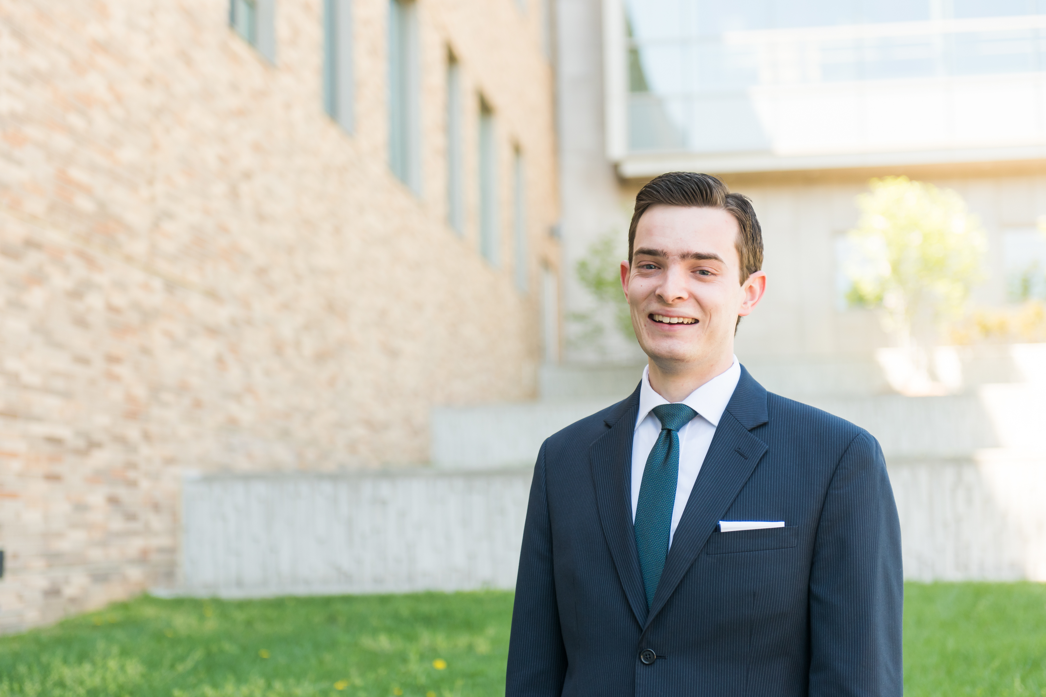 Dylan Rogers Elliott, leader of awardwinning UMBC Mock Trial team